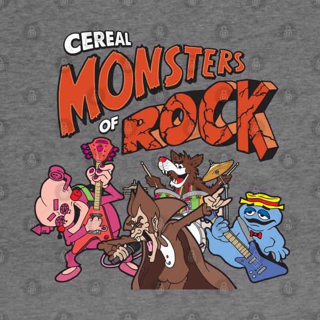 Cereal Monsters of Rock by Chewbaccadoll